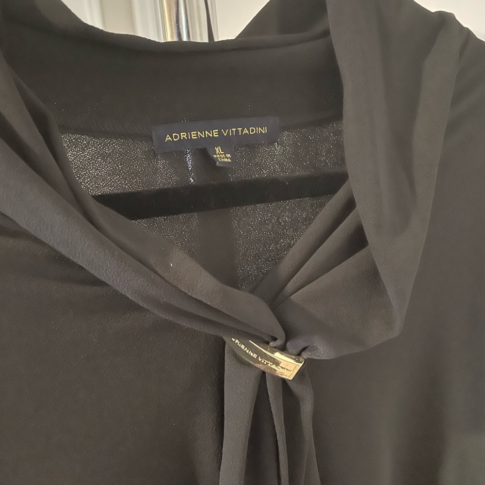 Adrienne Vittadini Blouse |Black|XL